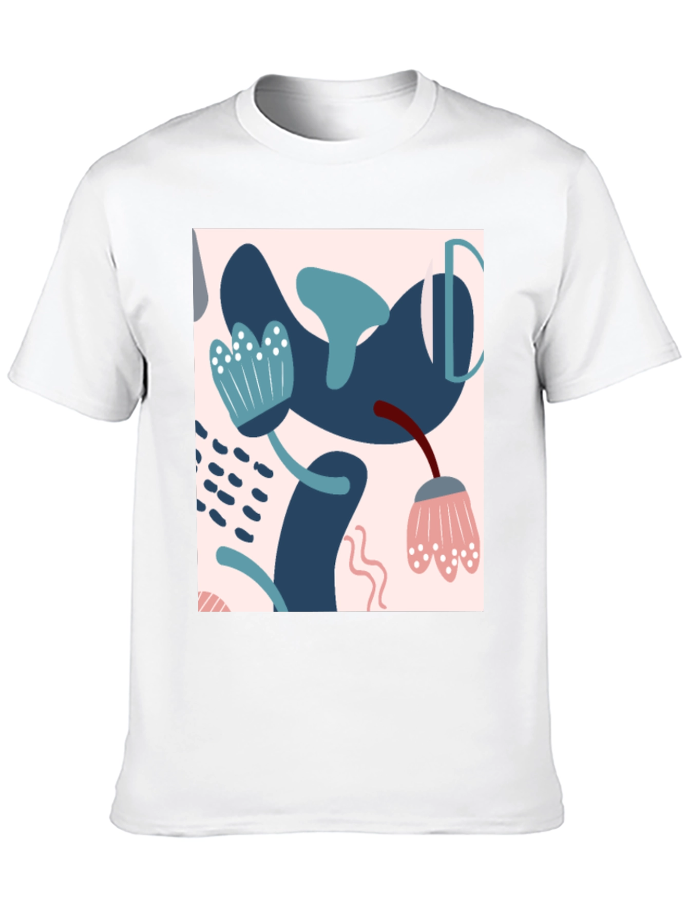 Abstract Art Black T-Shirt