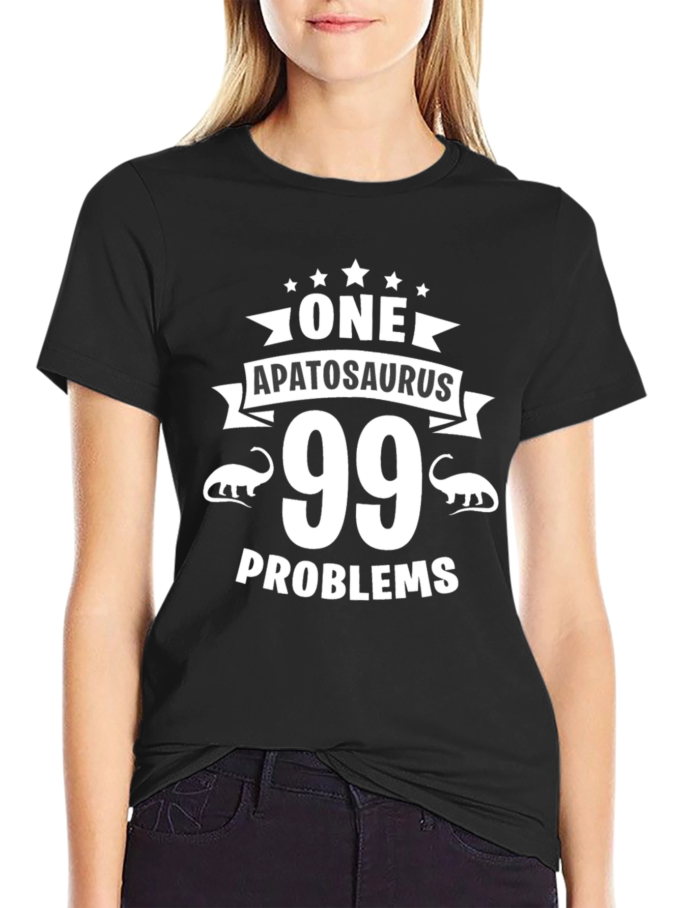 One Apatosaurus 99 Problems Graphic T-Shirt