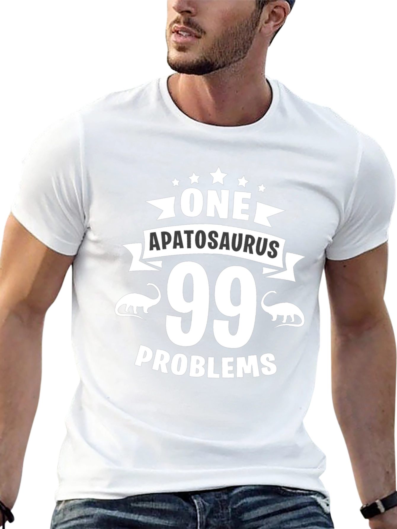 One Apatosaurus 99 Problems Graphic T-Shirt