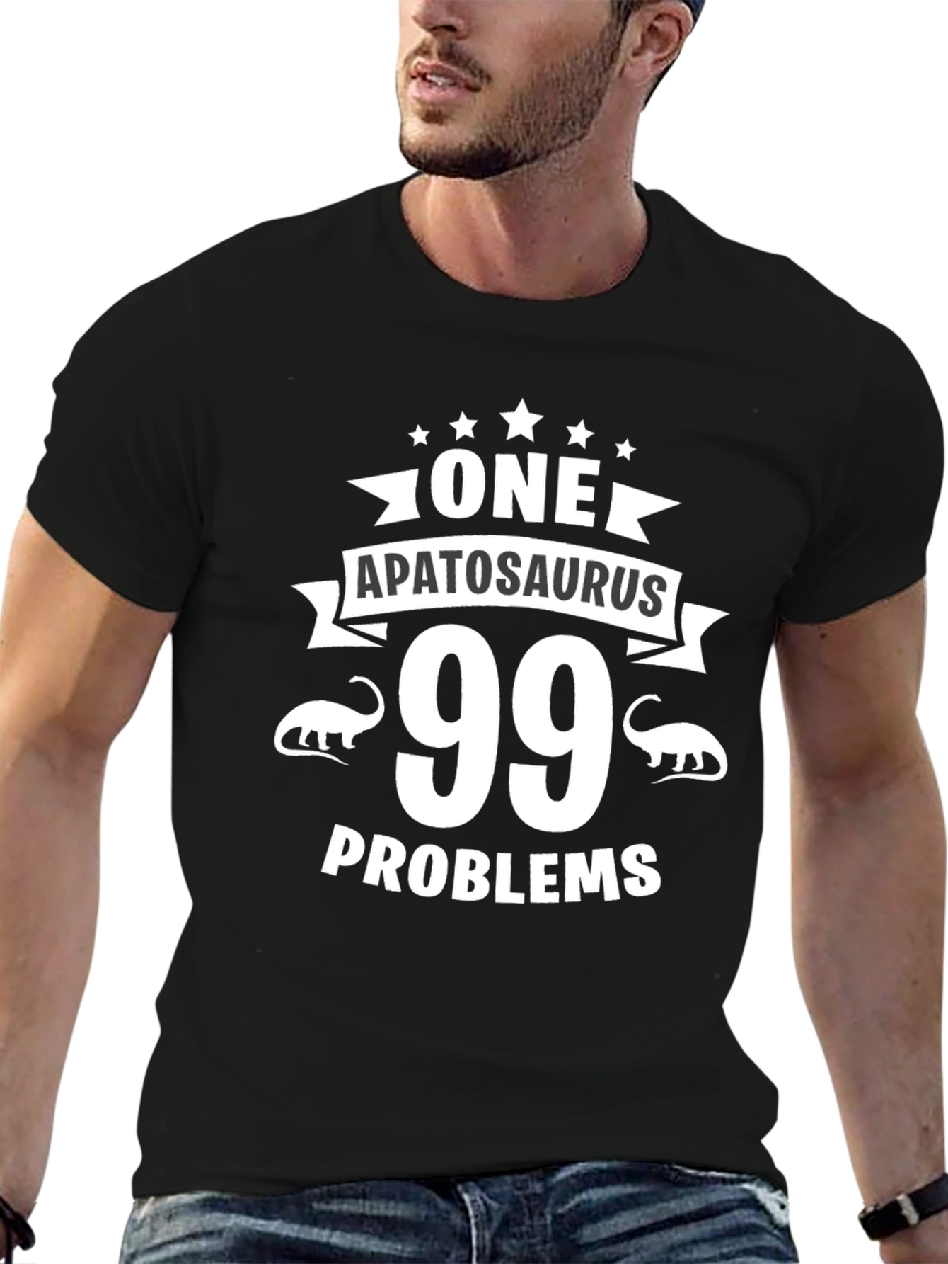 One Apatosaurus 99 Problems Graphic T-Shirt