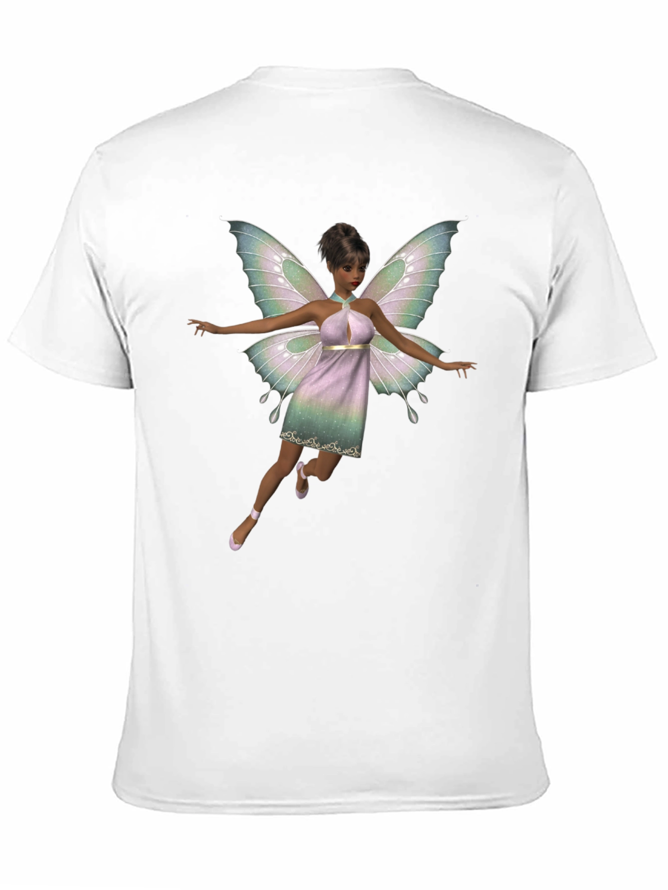 Fairy Graphic Black T-Shirt for Men