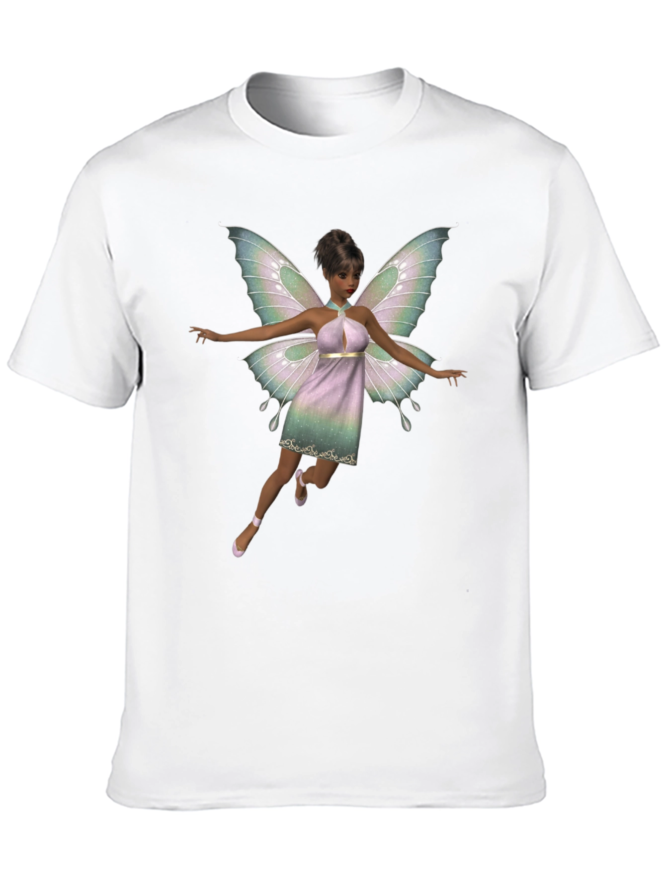 Fairy Graphic Black T-Shirt for Men