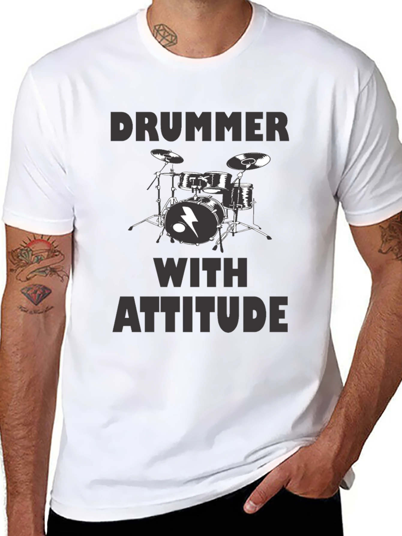 Drummer With Attitude T-Shirt
