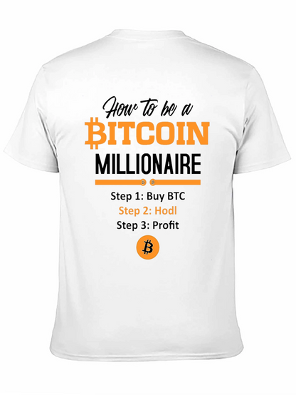 Bitcoin Millionaire T-Shirt - Hodl Crypto Tee
