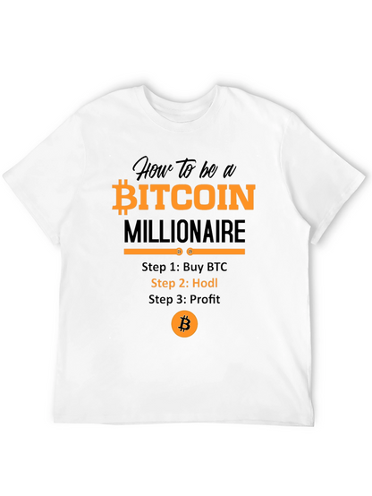 Bitcoin Millionaire T-Shirt - Hodl Crypto Tee