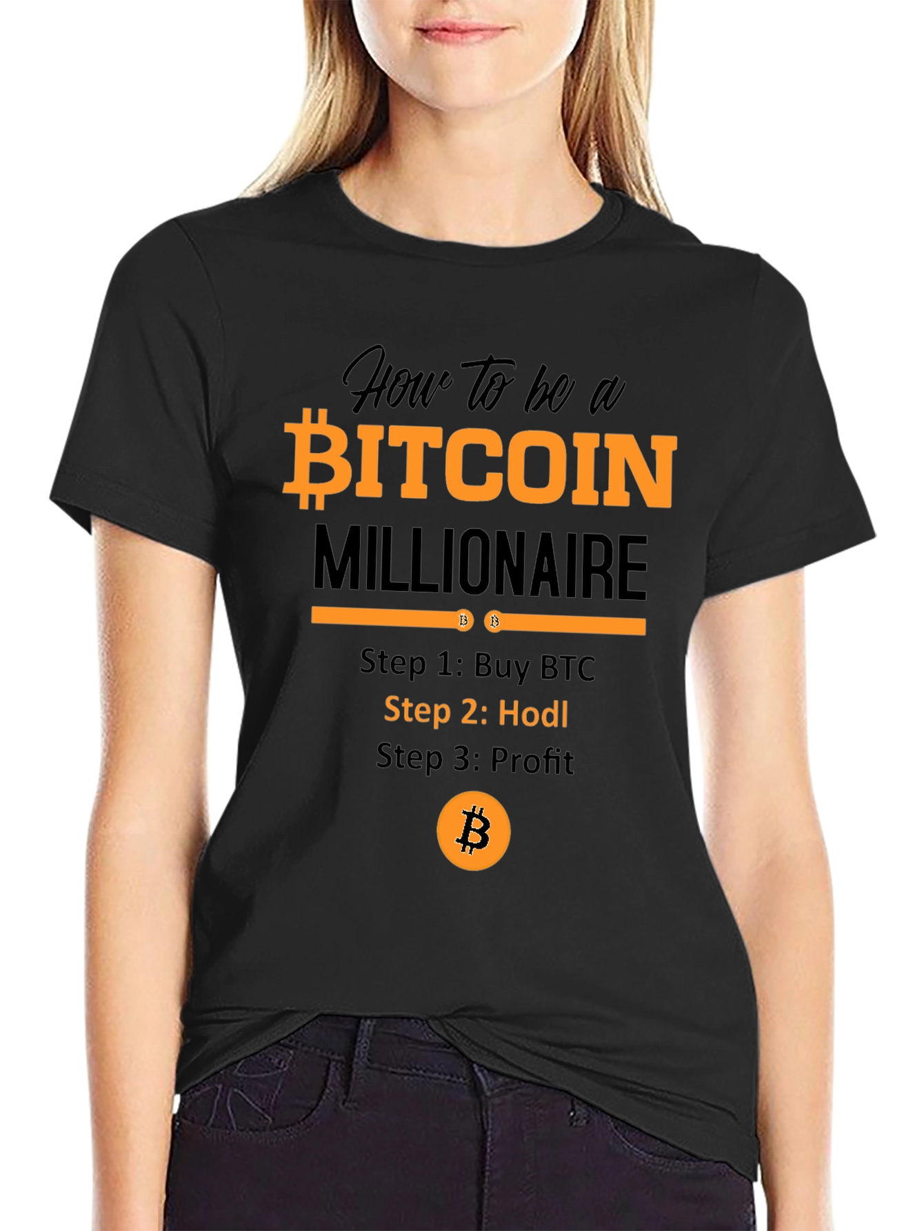 Bitcoin Millionaire T-Shirt - Hodl Crypto Tee
