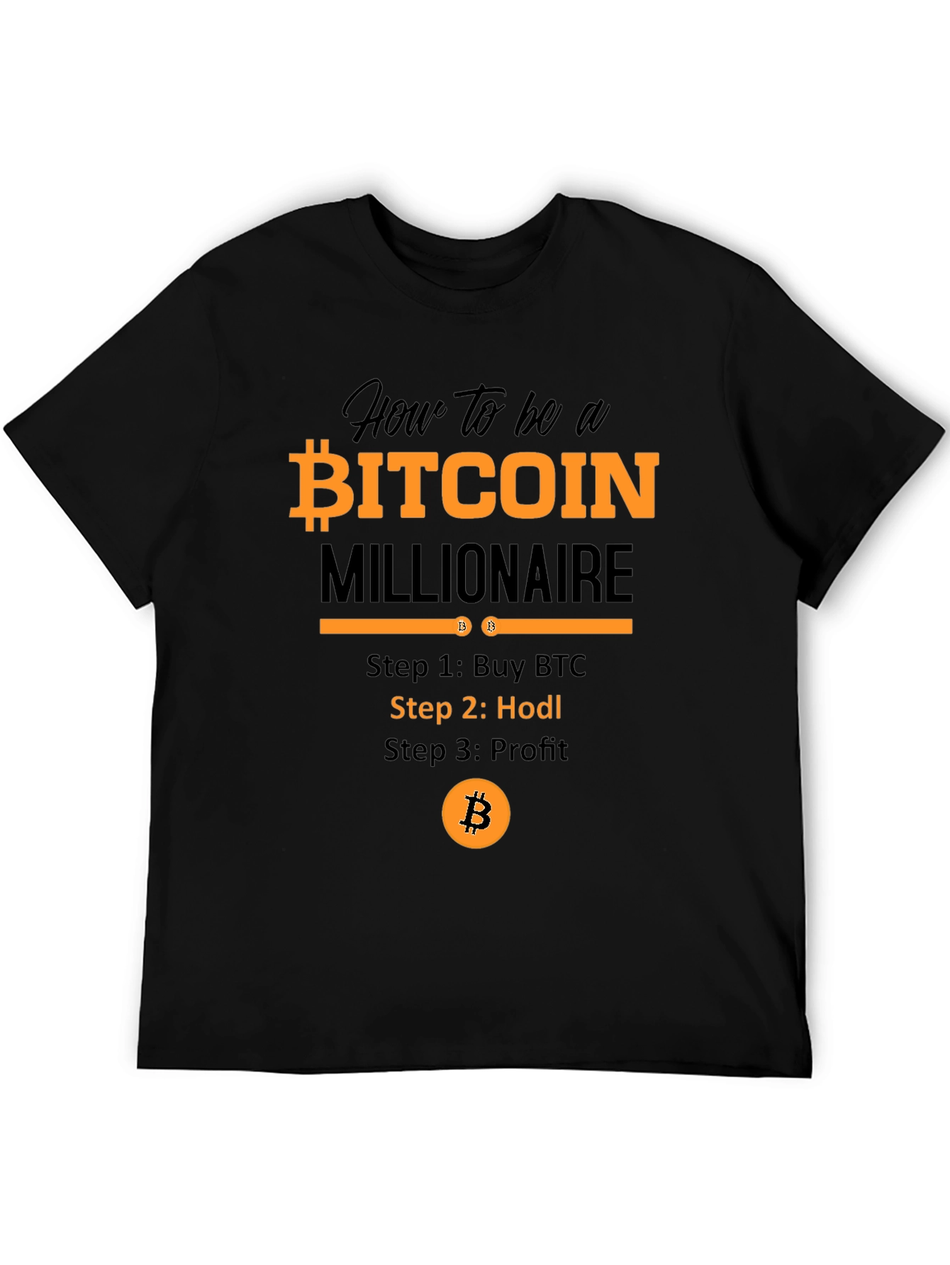 Bitcoin Millionaire T-Shirt - Hodl Crypto Tee