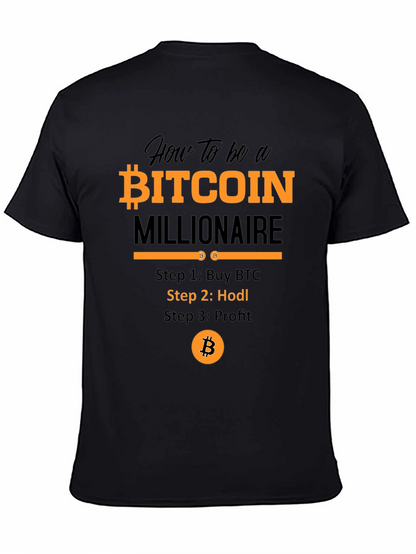 Bitcoin Millionaire T-Shirt - Hodl Crypto Tee