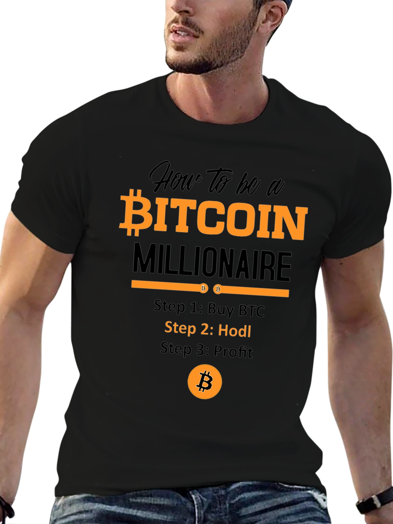 Bitcoin Millionaire T-Shirt - Hodl Crypto Tee