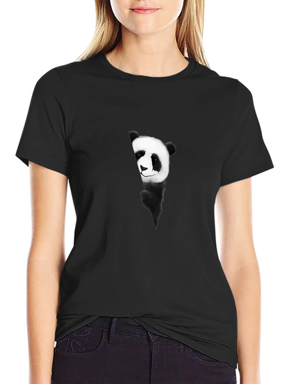 Panda Graphic Black T-Shirt