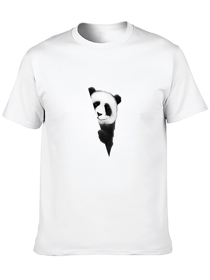 Panda Graphic Black T-Shirt