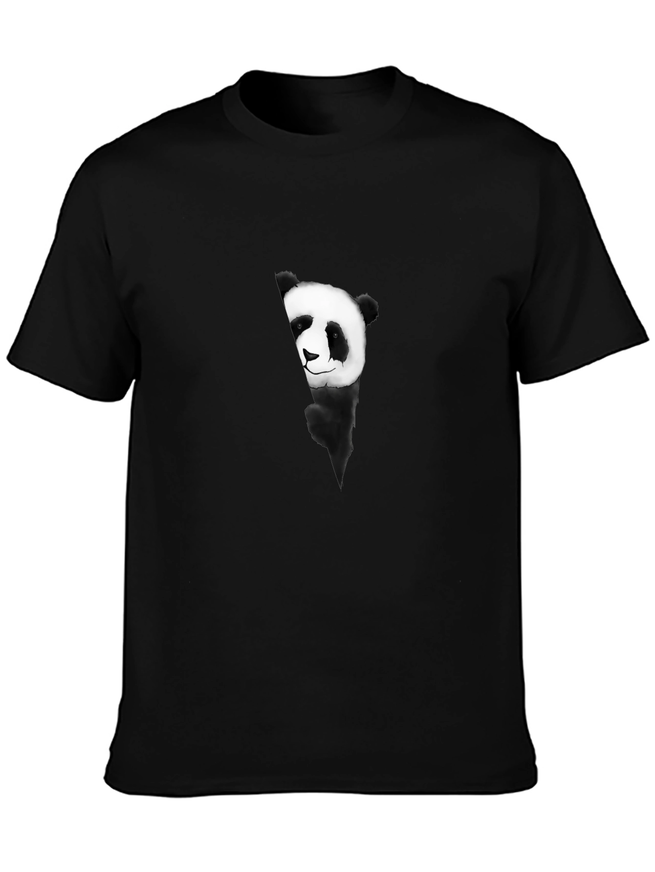 Panda Graphic Black T-Shirt