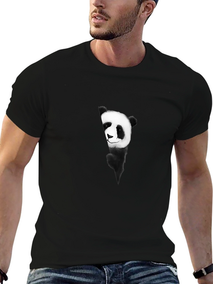 Panda Graphic Black T-Shirt