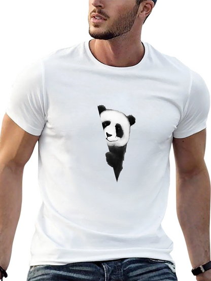 Panda Graphic Black T-Shirt