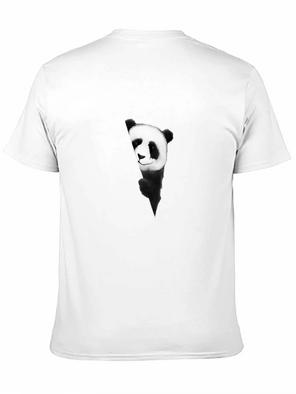 Panda Graphic Black T-Shirt
