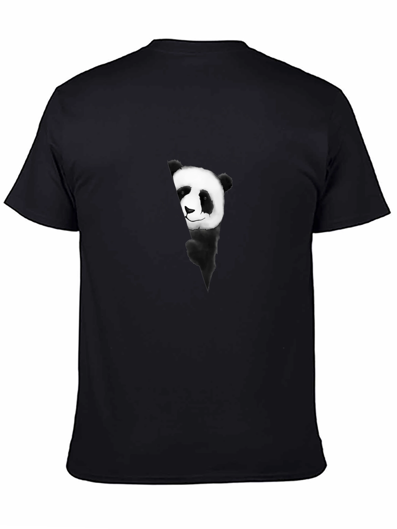 Panda Graphic Black T-Shirt