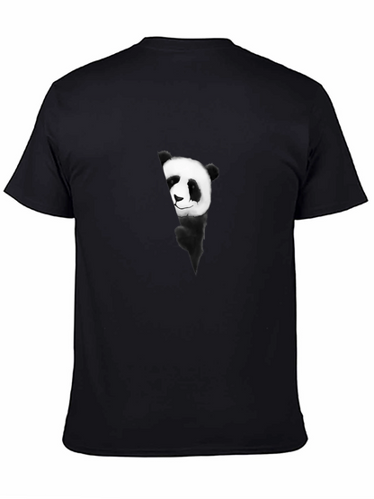 Panda Graphic Black T-Shirt