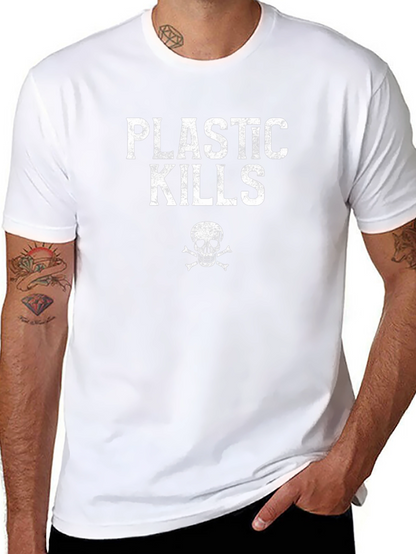 Plastic Kills T-Shirt - Environmental Awareness Tee
