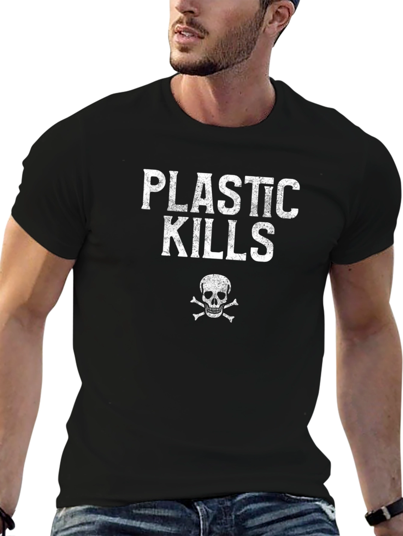 Plastic Kills T-Shirt - Environmental Awareness Tee