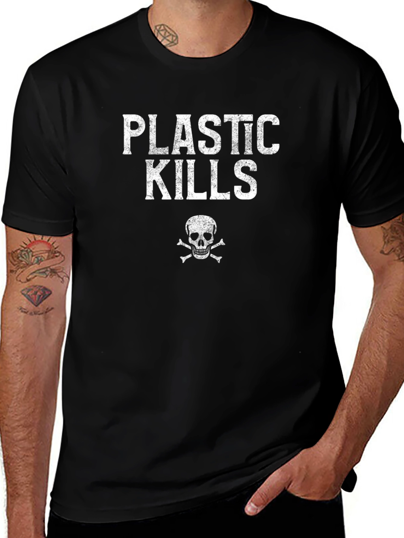 Plastic Kills T-Shirt - Environmental Awareness Tee