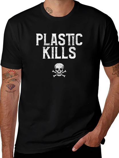 Plastic Kills T-Shirt - Environmental Awareness Tee