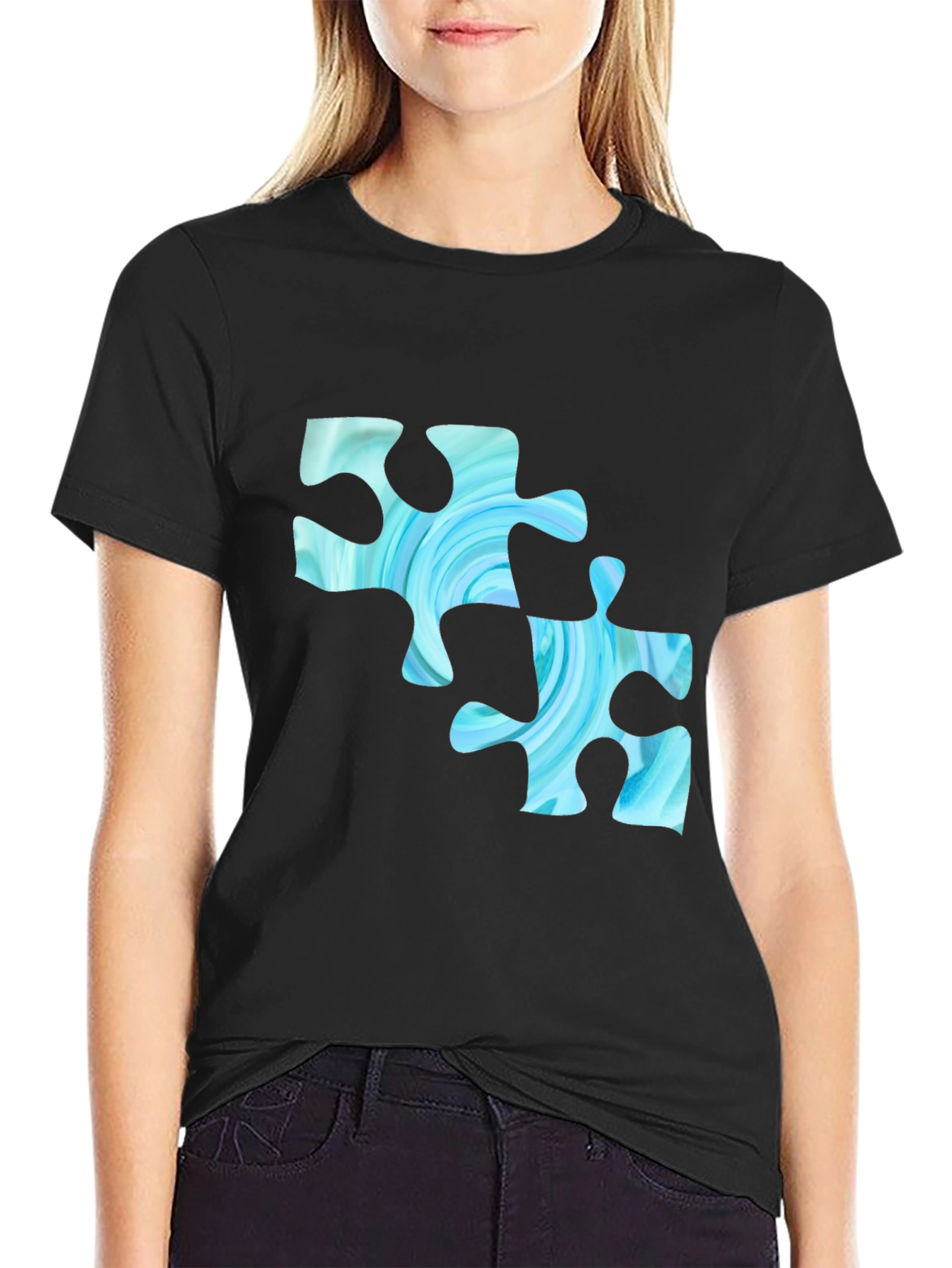 Puzzle Piece T-Shirt - Unique Design