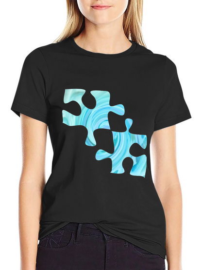 Puzzle Piece T-Shirt - Unique Design