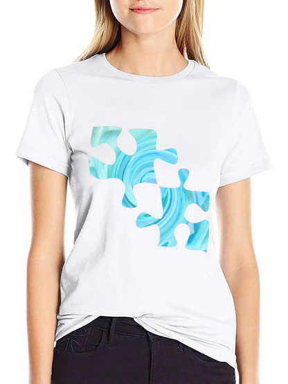 Puzzle Piece T-Shirt - Unique Design