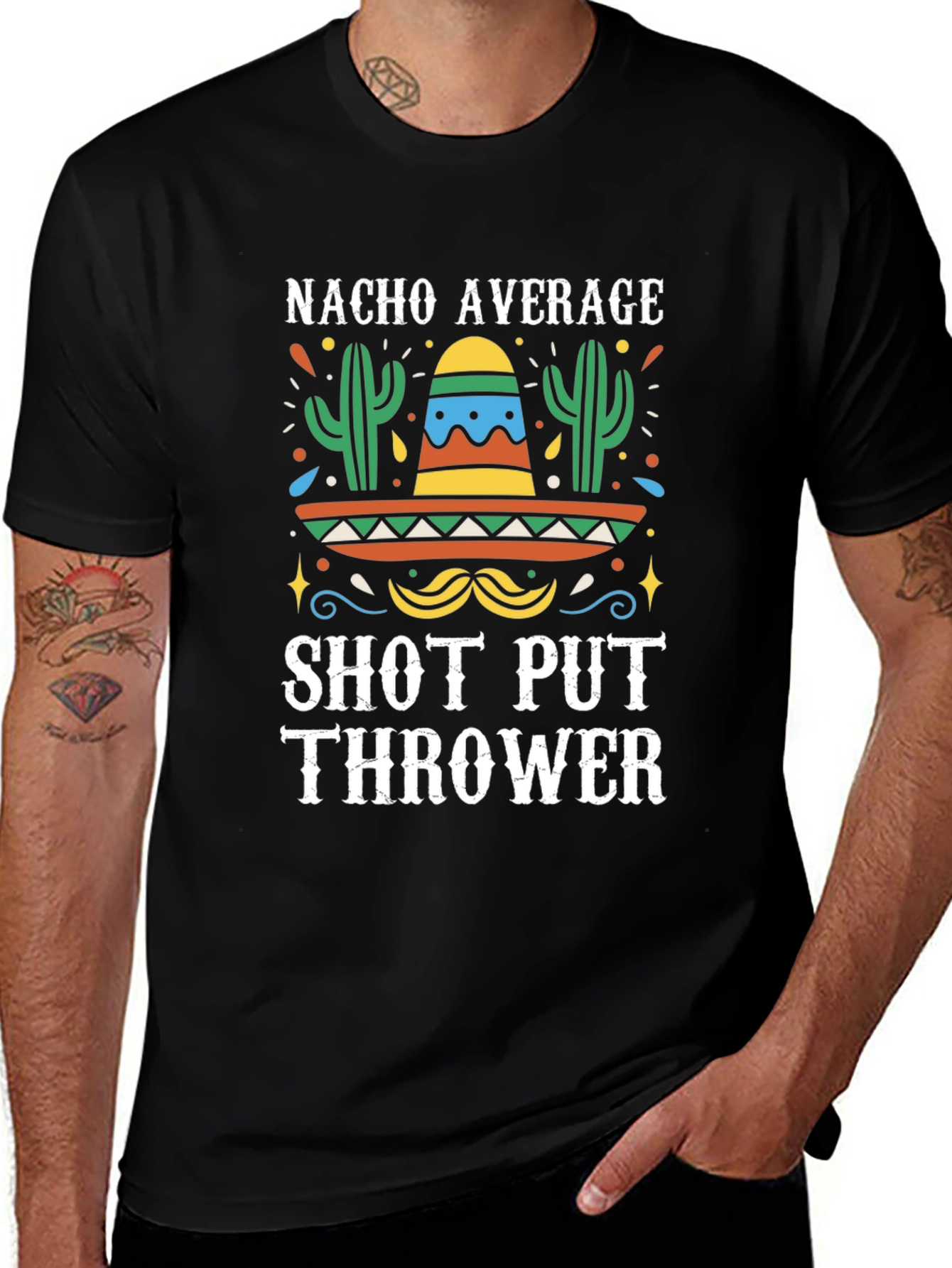 Nacho Average Shot Put Thrower T-Shirt