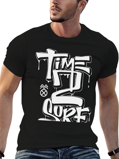 Time 2 Surf Black T-Shirt