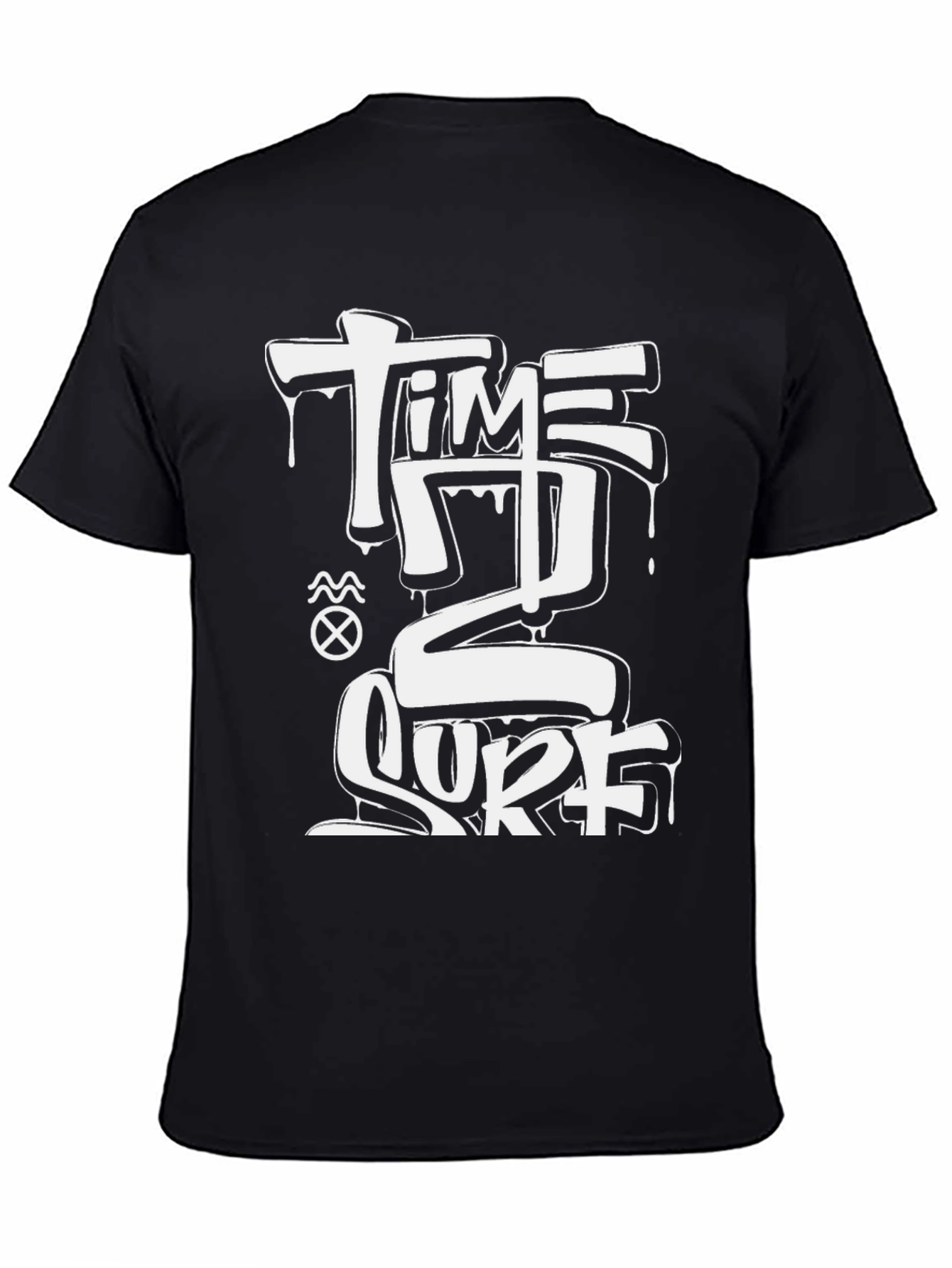 Time 2 Surf Black T-Shirt