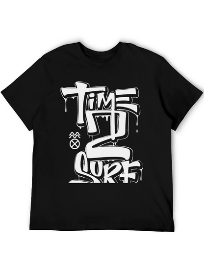 Time 2 Surf Black T-Shirt