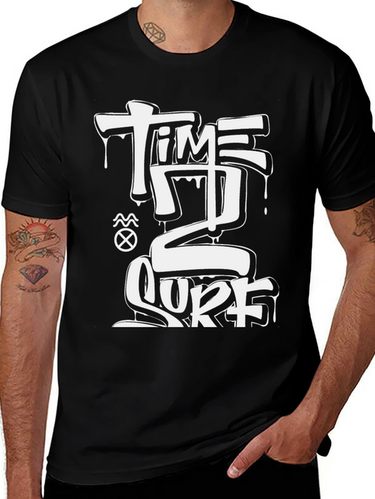 Time 2 Surf Black T-Shirt