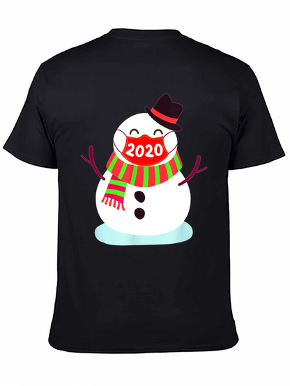 Festive 2020 Snowman Mask T-Shirt