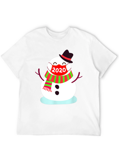 Festive 2020 Snowman Mask T-Shirt
