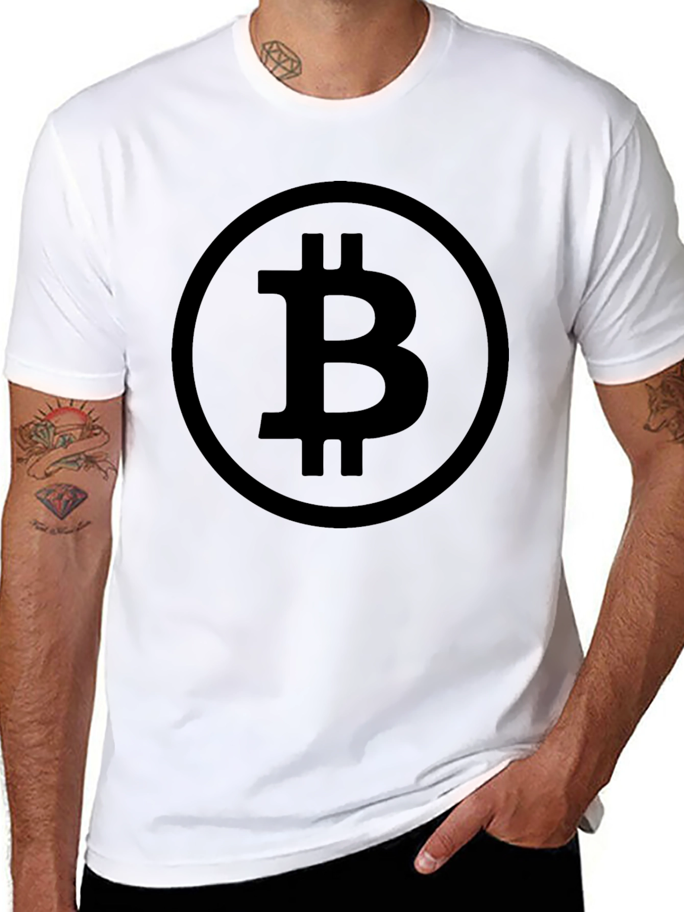 Bitcoin Logo T-Shirt - Crypto Enthusiast Apparel