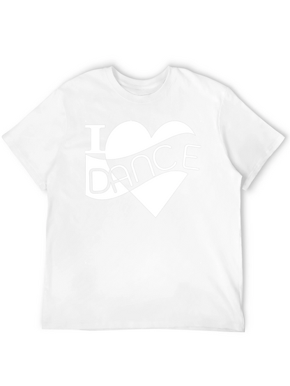 I Heart Dance Graphic Tee - Stylish Black T-Shirt