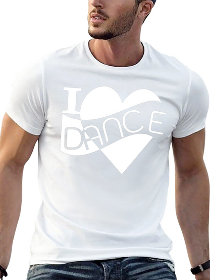I Heart Dance Graphic Tee - Stylish Black T-Shirt