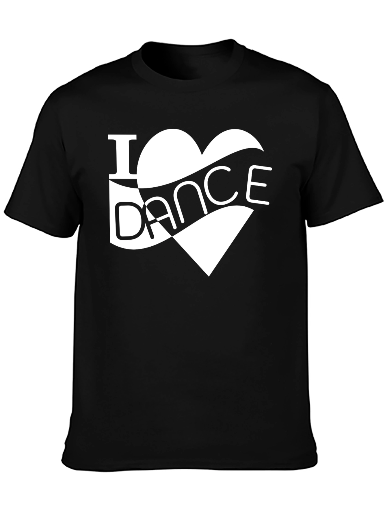 I Heart Dance Graphic Tee - Stylish Black T-Shirt
