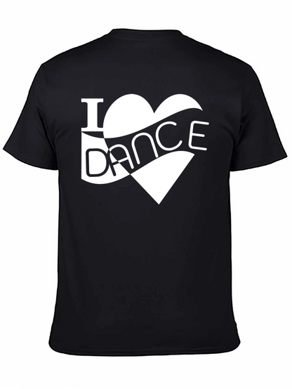 I Heart Dance Graphic Tee - Stylish Black T-Shirt