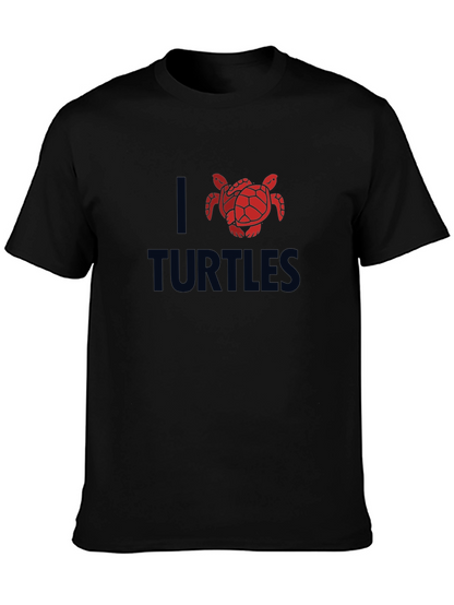 I Love Turtles T-Shirt - Unique Graphic Tee