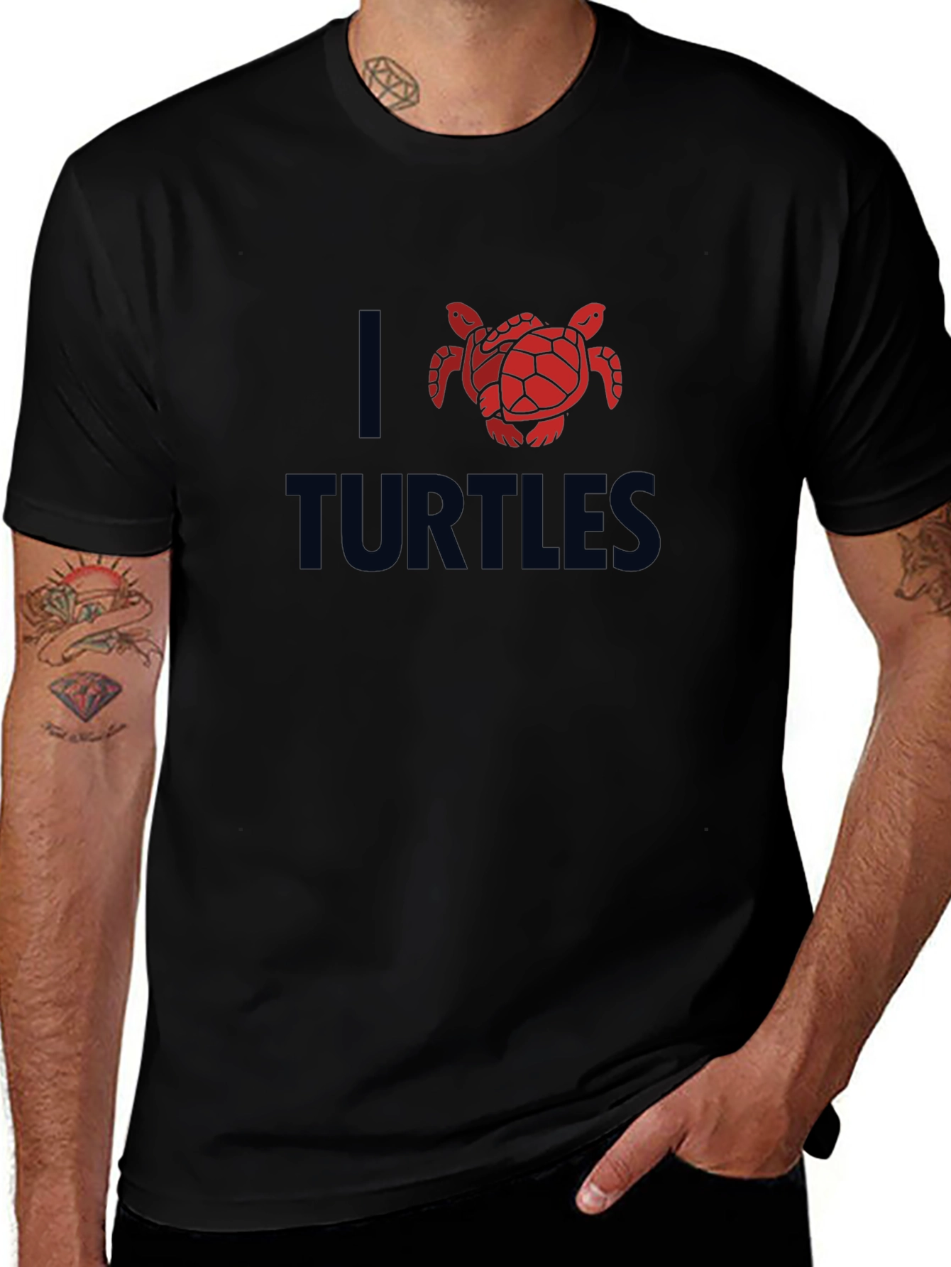 I Love Turtles T-Shirt - Unique Graphic Tee