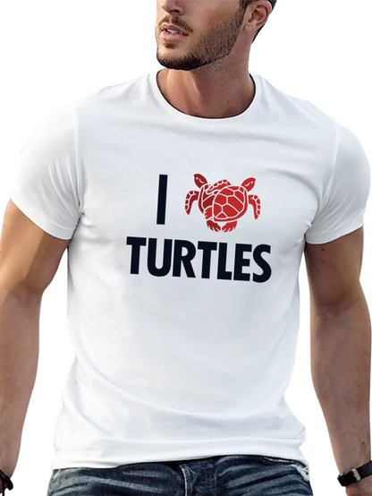 I Love Turtles T-Shirt - Unique Graphic Tee