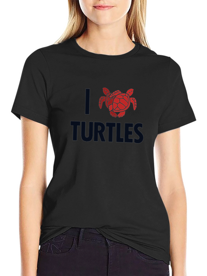 I Love Turtles T-Shirt - Unique Graphic Tee
