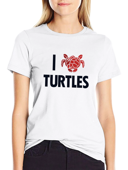 I Love Turtles T-Shirt - Unique Graphic Tee