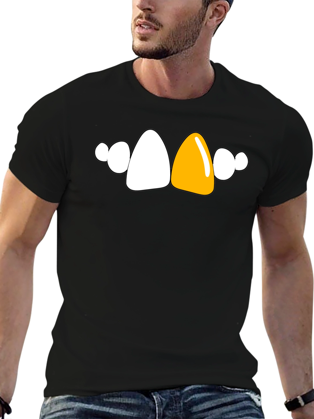 Funny Teeth T-Shirt - Unique Gold Tooth Design