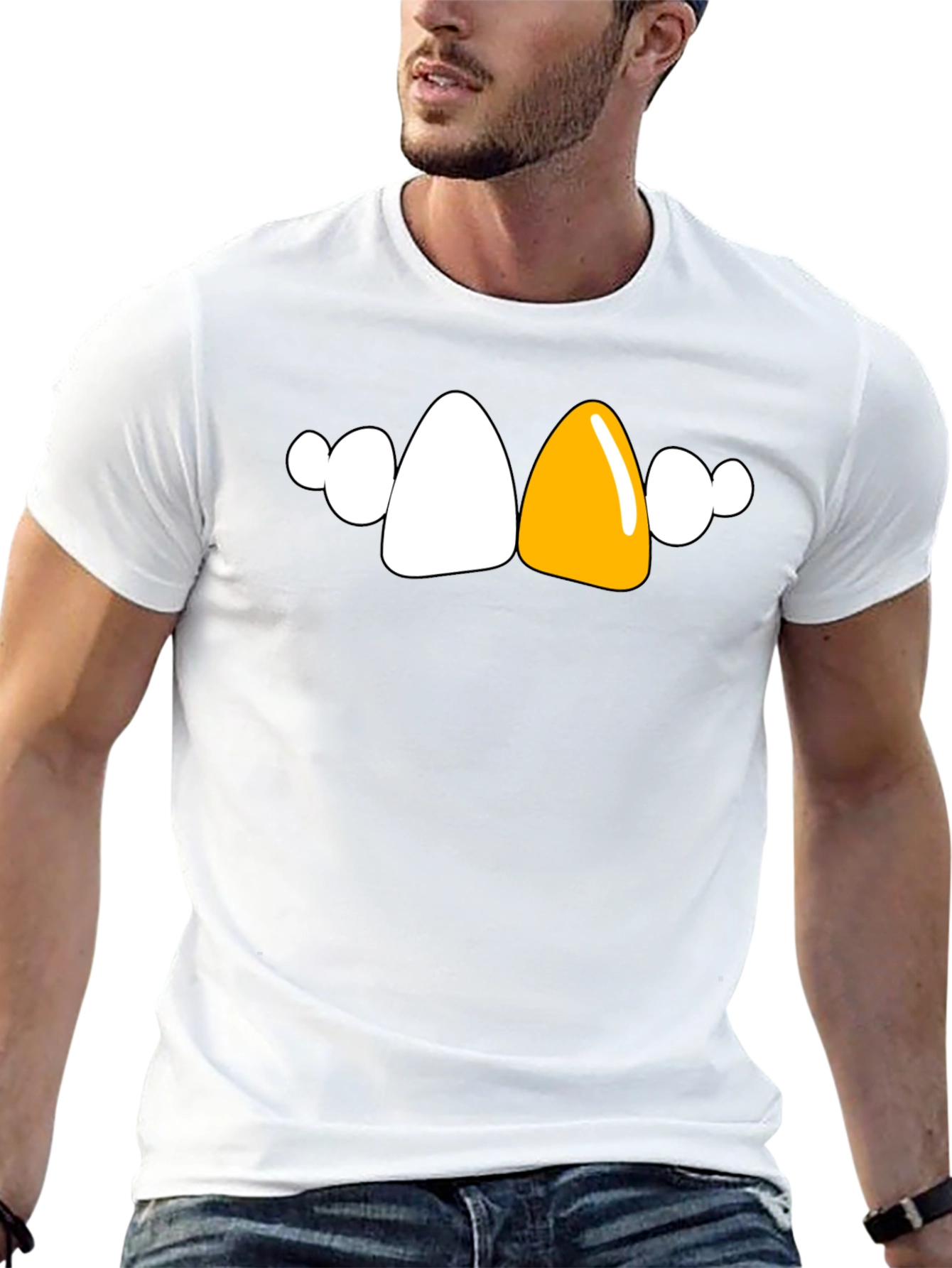Funny Teeth T-Shirt - Unique Gold Tooth Design
