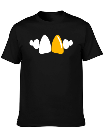 Funny Teeth T-Shirt - Unique Gold Tooth Design