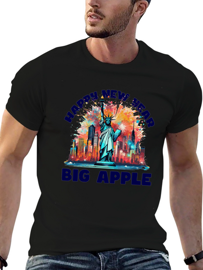 Happy New Year Big Apple T-Shirt