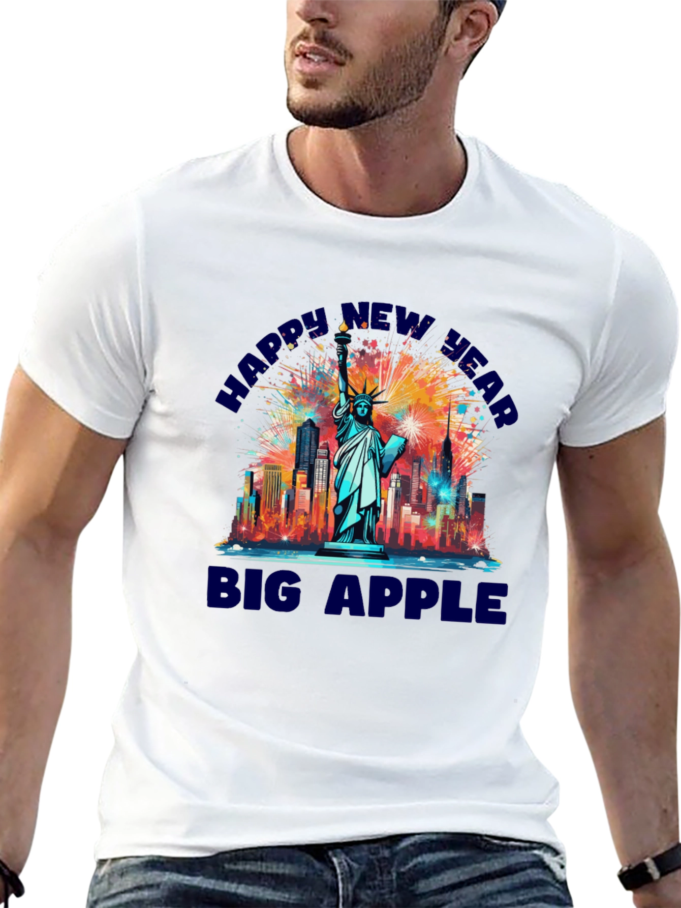 Happy New Year Big Apple T-Shirt